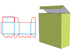 Top cover socket bottom self-locking bottom tube box,color box,paper corrugated paper box, packaging