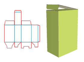 Top cover socket bottom self-locking bottom tube box,color box,paper corrugated paper box, packaging