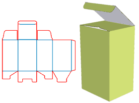 Top cover socket bottom self-locking bottom tube box,color box,paper corrugated paper box, packaging