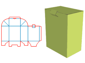 Top cover socket bottom self-locking bottom tube box,color box,paper corrugated paper box, packaging