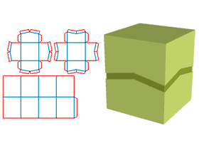 Paper-covered cover, opposite open cover, cover and bottom asymmetry, manual box, sky box / ground box / bottom box, gift box, shaped opening