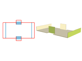 tray box packaging design, transport packaging