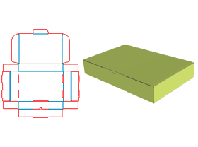  Express box design, clothing packaging, express box, electronic accessories packaging, disk box structure, flip box, self-buckle chassis box, self-locking structure