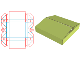 Flip box, flip lid box on both sides, packaging carton design, cushioning inner bracket, color box cardboard box, corrugated carton, transport carton, fruit packaging carton