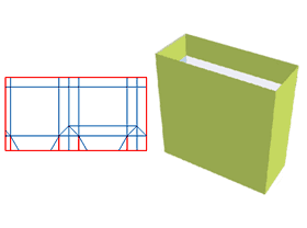 Paper bag packaging structure design,Bag design, unfold design