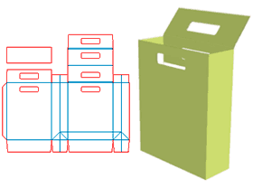 Handbags, bags, handbag structure design, handbag packaging design, display bags, paper bags, handbags unfold structure