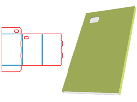 Simple package design, document courier, envelope, inner bag, envelope, inner box, instruction manual box, folder