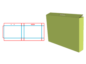 Gift wrapping design, plastic handle, fruit packaging box, corrugated box