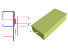 Drawer Type Boutique Box,V-Groove