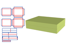 Counterpart Flip box, tea box, mooncake box, gift box packaging