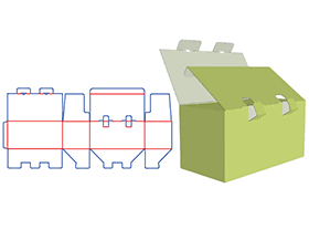 gift packaging design,end-lock packaging design,Lock Bottom Reinforcement