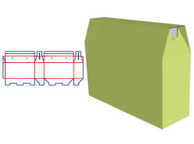 Gift box Packaging, carry-on rope, lock bottom packaging, gift pack