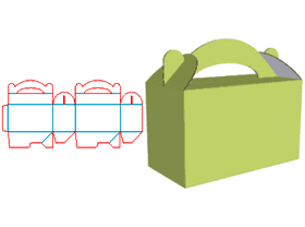 Hand-holding box,Automatic lock-bottom,Portable, Hook Bottom