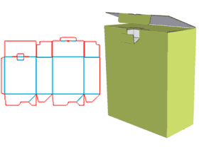 Gift box design, health care packaging, fruit packaging, self-adhesive bottom.