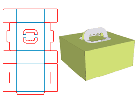Cake Box,Handle