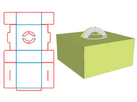 Cake Box,Handle
