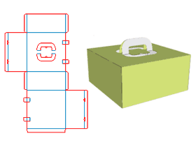 Cake Box,Handle