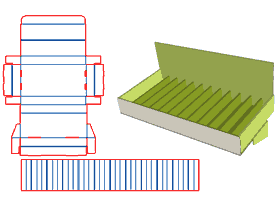 Disc box Flip box, display box, display box, exhibition and sale of commodity packaging design