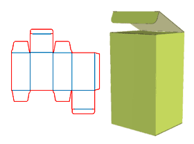 Up and down intubation box, color box, paper corrugated paper box, packaging structure design, packaging box structure, packaging design, cosmetic packaging, cosmetic packaging design, electronic prod