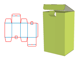 Double insert box, lock buckle, concealed/flat buckle, cover bottom lock design, color box, cardboard corrugated pit carton, packaging structure design, packaging box structure, packaging design, cosm