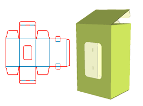 Double insert box, lock, concealed/flat buckle, window, Aircraft box,cover bottom lock design, color box, cardboard corrugated pit carton, packaging structure design, packaging box structure, packagin